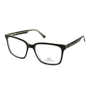 Charles Delon Square Women Black Plastic Frame